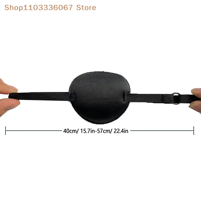 [H]1 Pcs Eye Patch Eye Patches For Adults Adjustable Soft Amblyopia Lazy Eye Patches For Left Or Right Eyes, For Adults And Kids