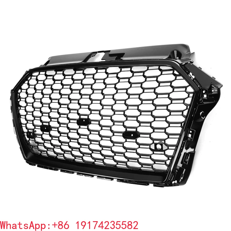 

High Quality RS3 G-ILL for Aud A3 S3 2017-2019 Change to RS3 No Emblem Front Bumper Grille