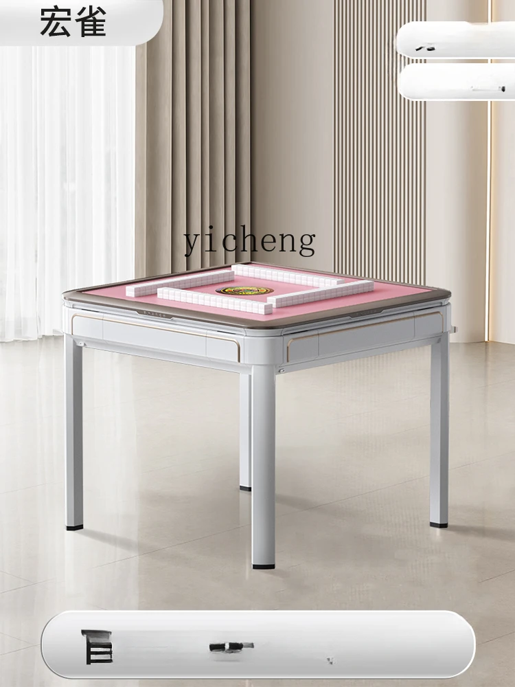 XL Mahjong Machine Automatic Dining Table Dual-Use Household Roller Coaster Bass Heating Bass