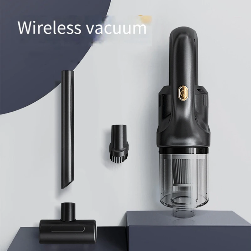ABKR-Wireless Handheld Vacuum Cleaner With Detachable Dust Box Handheld Chargeable Auto Vacuum Vacuum Cleaner