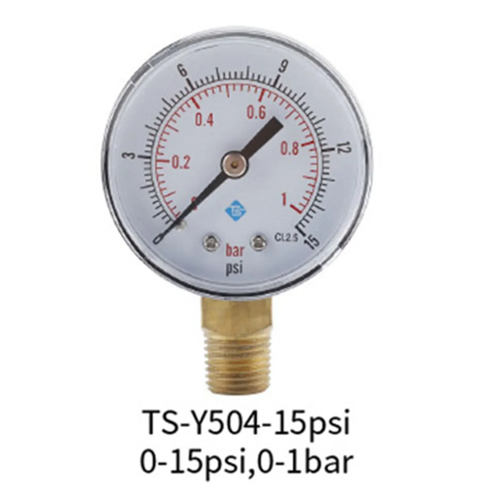 Digital Radial Pressure Gauge Meter TS-Y504 Water Oil 0-100psi 0-15psi 0-160psi 0-300psi 0-30psi 0-60psi 1/4 Inch