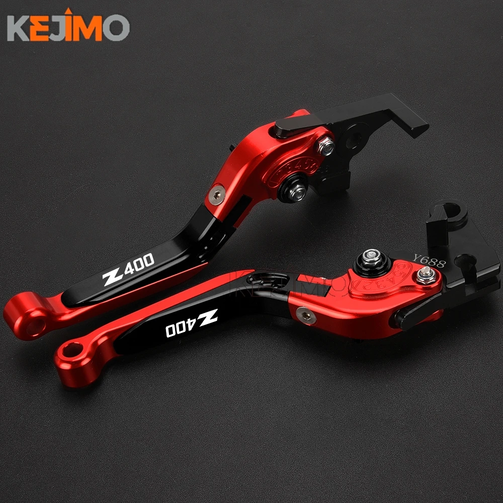 

Для KAWASAKI Z400 Z 400 2018 2019 2021 2020 2022 2023 2024 2025 мотоциклетные регулируемые складные выдвижные рычаги тормозной муфты с ЧПУ
