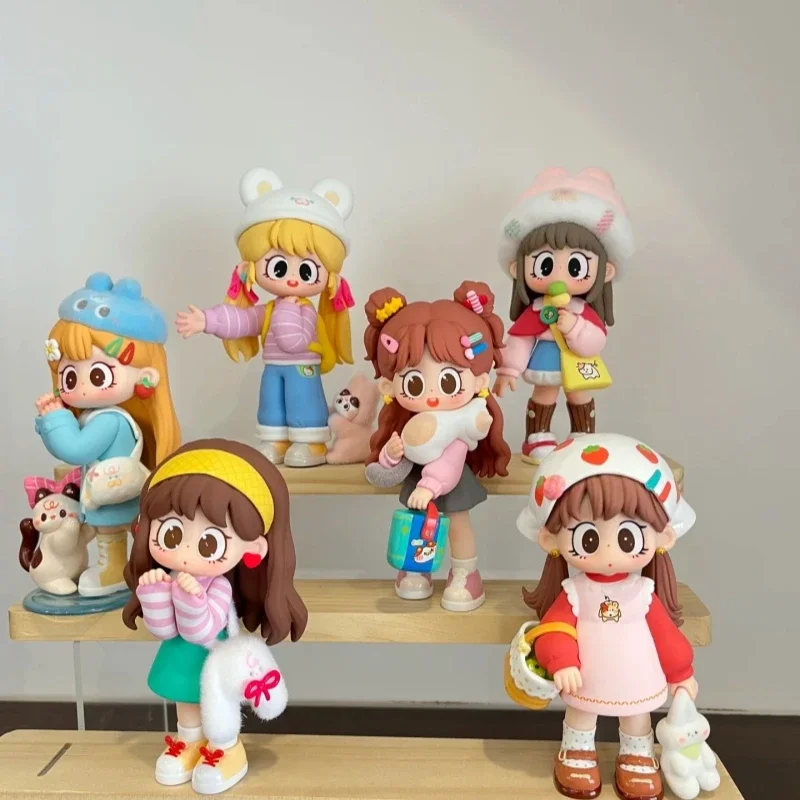 Milay Happy Formula Series Figura anime Kawaii Scatola cieca Scatola misteriosa Ragazze Sorpresa Decorazione desktop Raccogliere giocattolo Regalo autentico