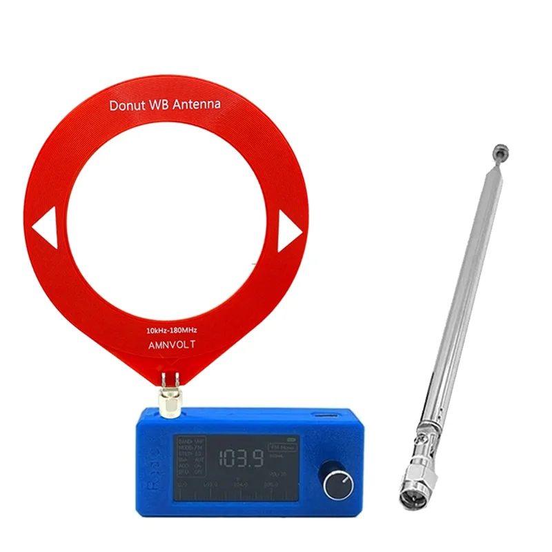 

A37T-SI4732 Mini Radio Receiver Withantenna 10Khz-180Mhz Portable Shortwave Radio Receiver SW LW AM FM SSB Mini SI4732 Radio
