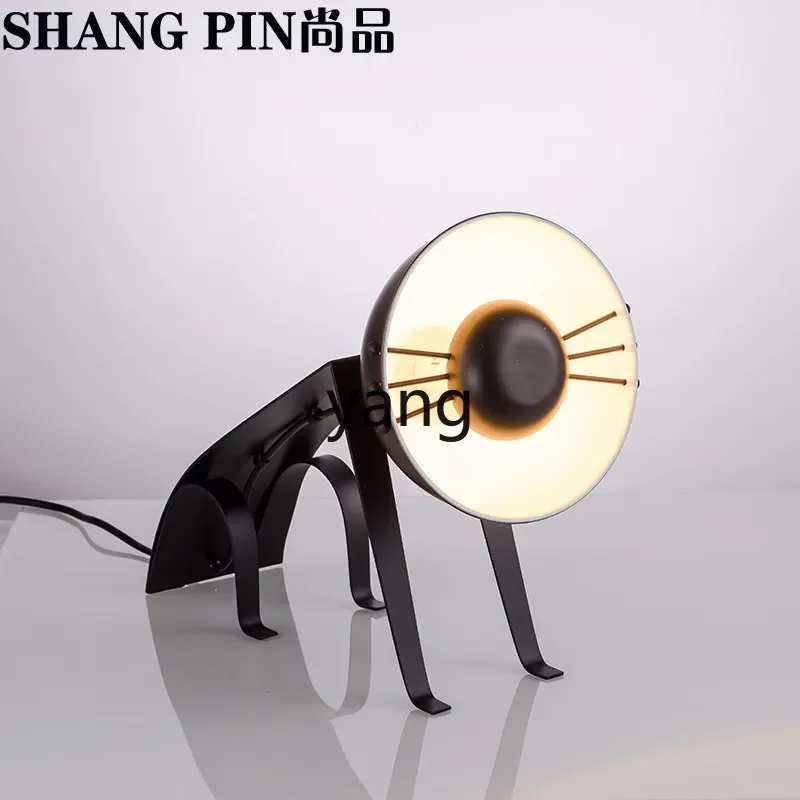 Yjq Post-Modern Creative Personality Kitten Puppy Lighting Bedroom Bedside Decoration  Table Lamp