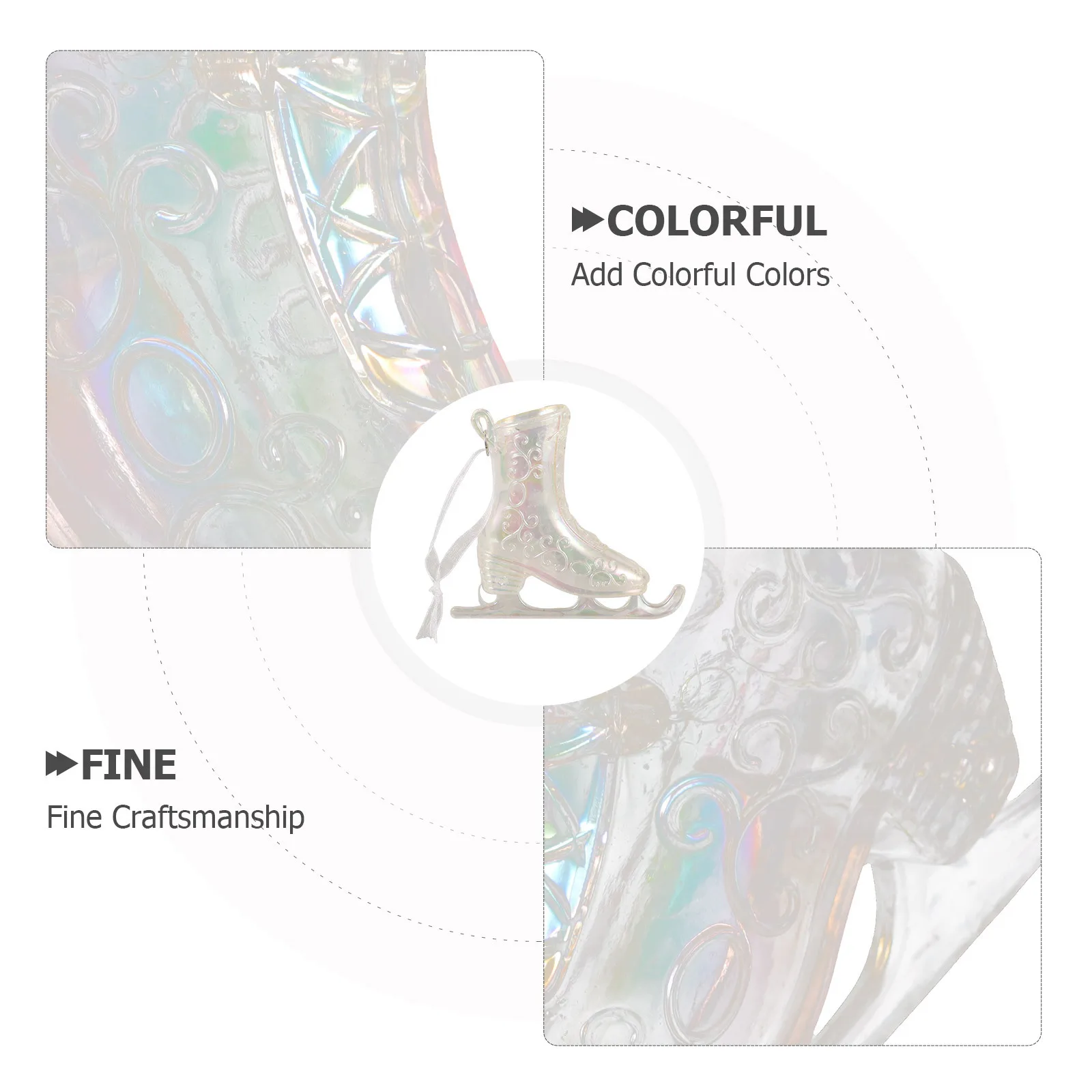 شجرة عيد الميلاد الديكور شنقا زخرفة كرات شفافة الحلي الزينة