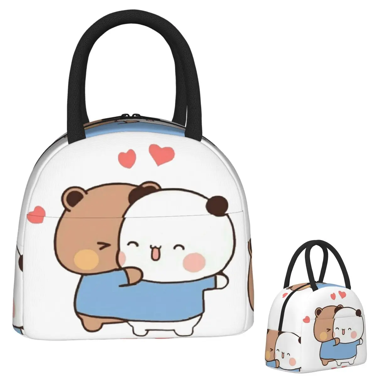 

Bear And Panda Bubu Dudu Balloon Lunch Bags Insulated Bento Box Waterproof Lunch Tote Resuable Picnic Bags Thermal Bag
