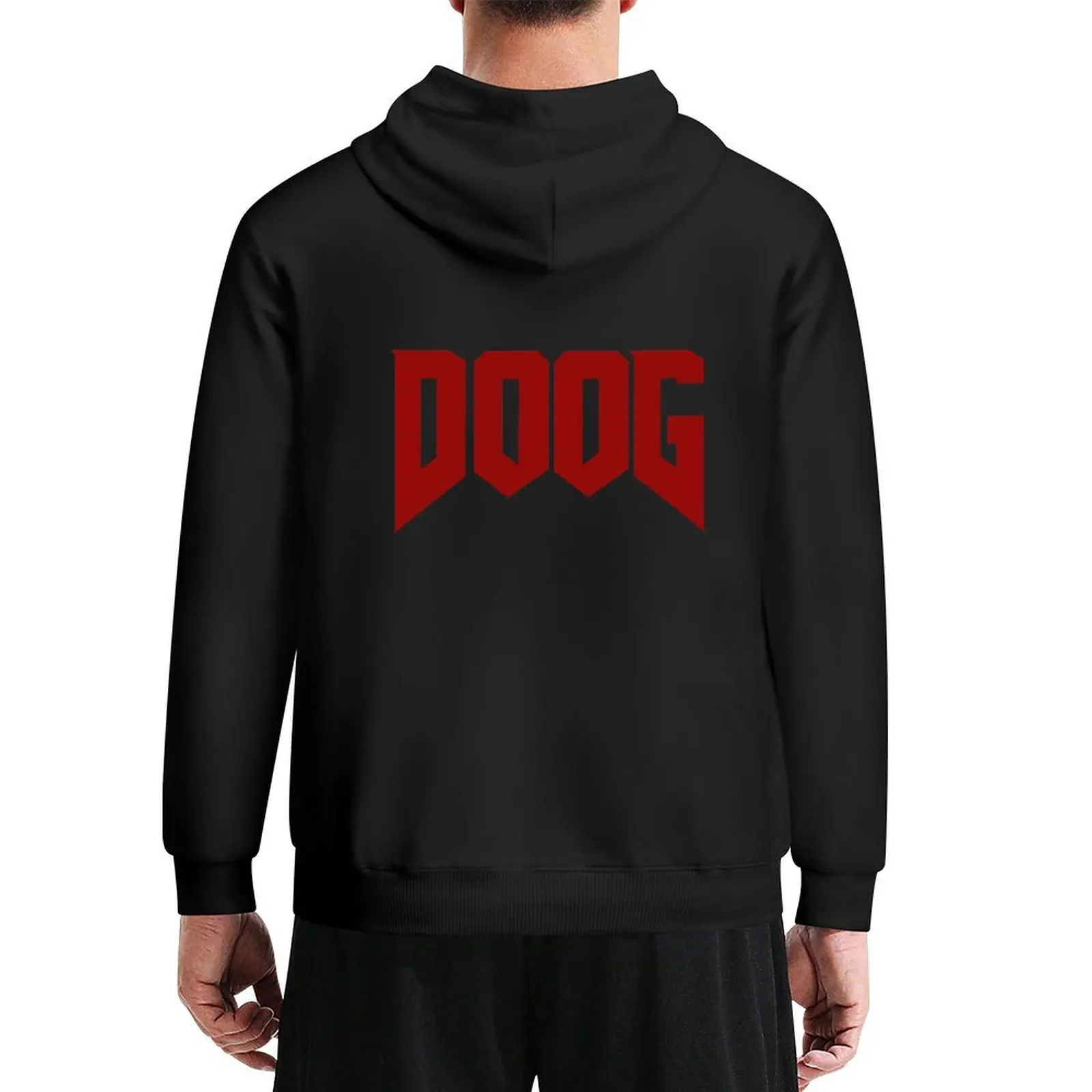 Doog الأحمر هوديي أزياء الرجال الخريف منتجات جديدة ملابس رجالية النمط الياباني هوديي رجالي