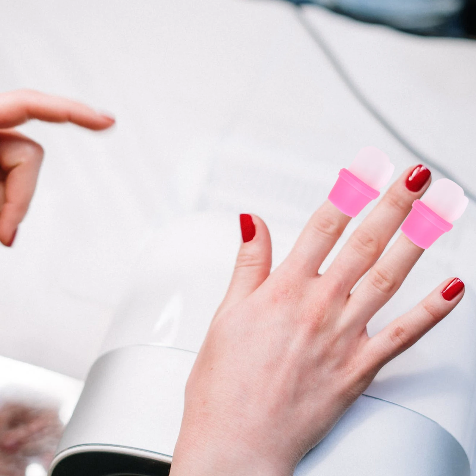 

20pcs Soaker Covers Reusable Nail Polish Removal Tool Durable Manicure Supply For Professional Personal Use Resin Glue Nail