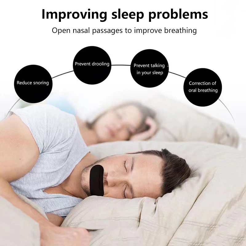 Stop Snoring Patch Nose Breathing Correction Improve Sleeping Promoting Better Breath Portable Night Sleep Mouth Orthosis Tape