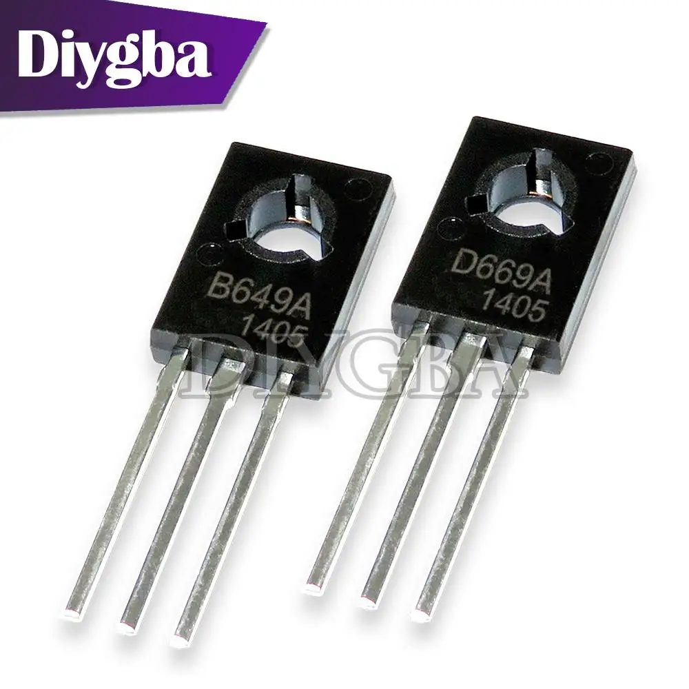 20PCS 2SB649A 2SD669A TO-126 B649A D669A Audio on tube DIYGBA