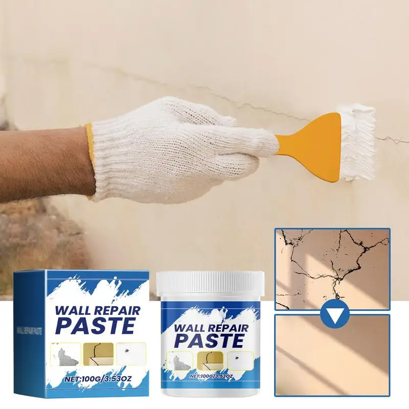 Wall Mending Agent Wall Paste Painting Multipurpose Wall Putty Repair Holes Odorless Drywall Patch Repair Ceramic Glaze Repair