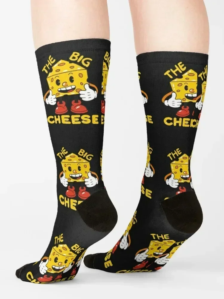The Big Cheese Socks Stockings floral anti slip football compression Socks Women's Men's