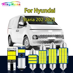 16Pcs Canbus LED Bulbs Interior Map Dome Trunk Reading Light Kit For Hyundai Staria 2021 2022 2023 Car Accessories No Error