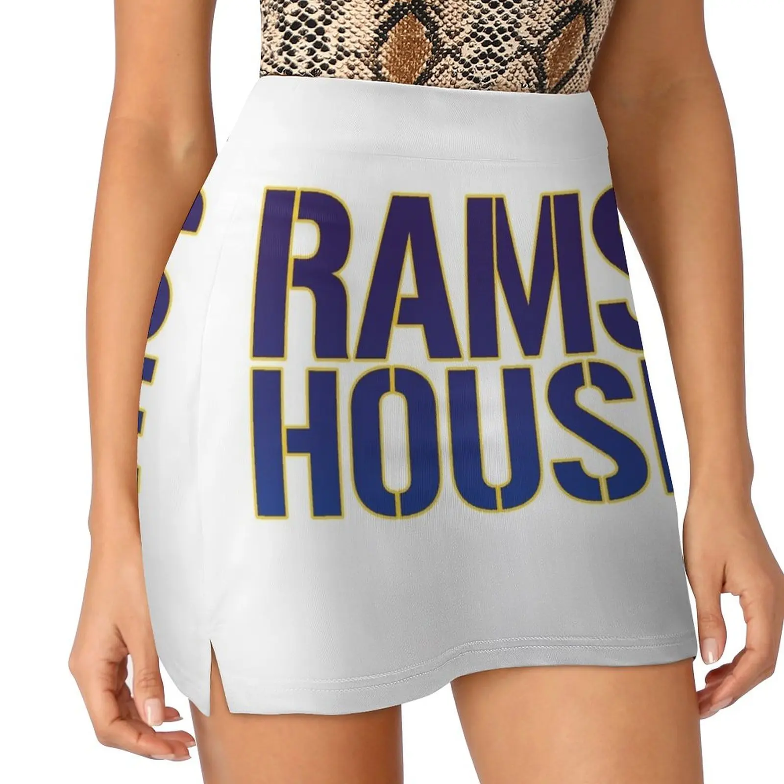 Rams House Mini Skirt luxury women skirts cosplay luxury designer clothing women