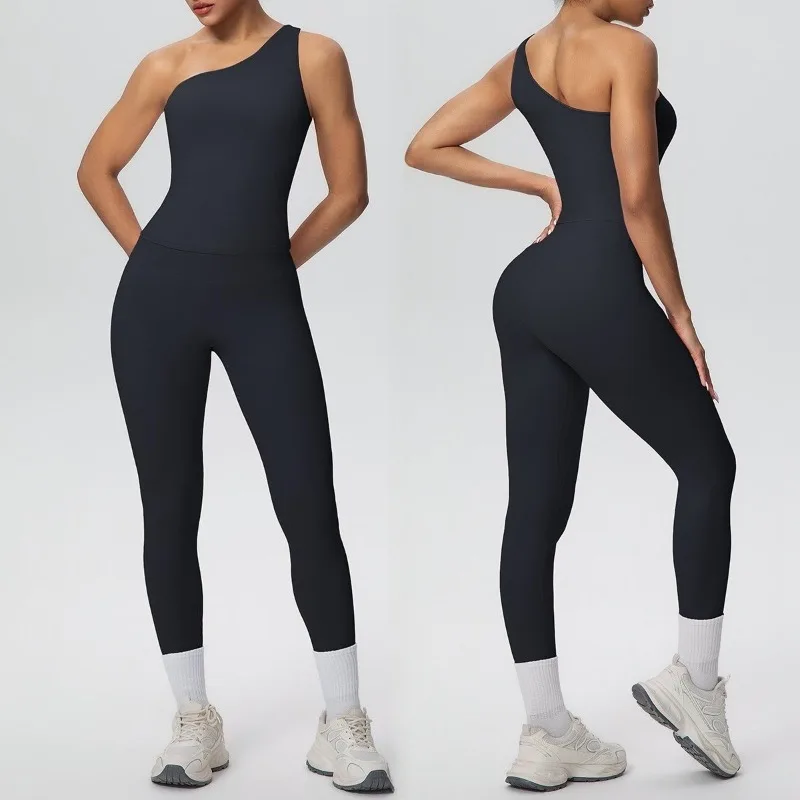 

Women's 2 Piece Seamless Yoga Set Fitness Gym Set Double Sided Brushed Vest Long Pants Sportswear Hip Lifting Tracksuit