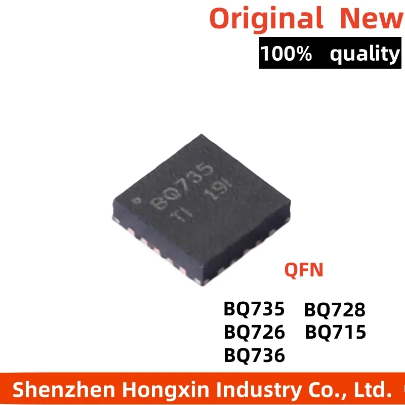 

(5piece)100% New BQ715 BQ726 BQ728 BQ735 BQ736 BQ24715 BQ24726 BQ24728 BQ24735 BQ24736 QFN battery charge controller