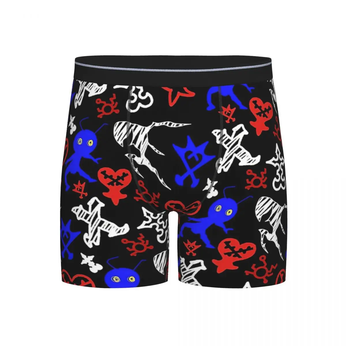 Kingdom Hearts Drawing Style Dark Underpants Breathbale Panties Male Underwear Boxer Briefs extended underwear