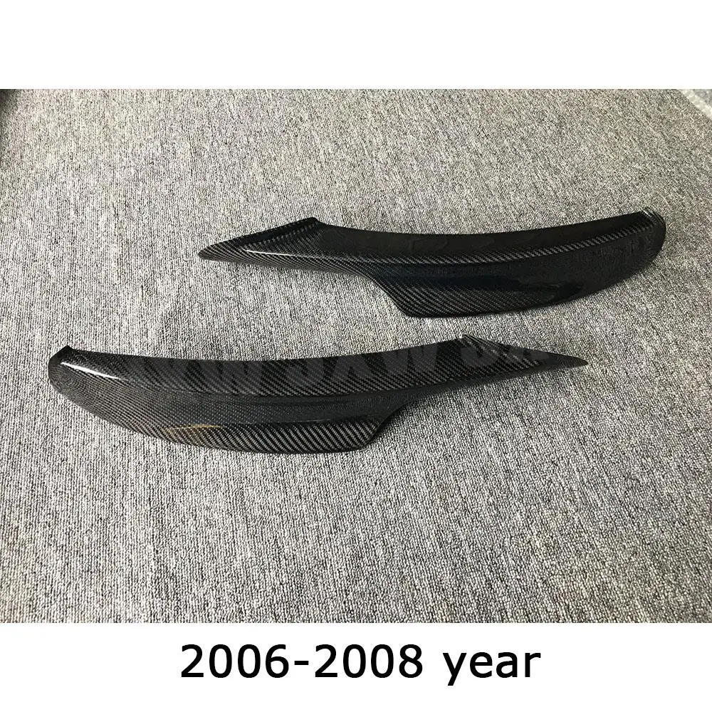 Real Carbon Fiber Diffuser Front lip Splitters Flaps Aprons For BMW 3 Series E90 M Sport M-Tech 2006-2012 Bumper Winglets - view 2