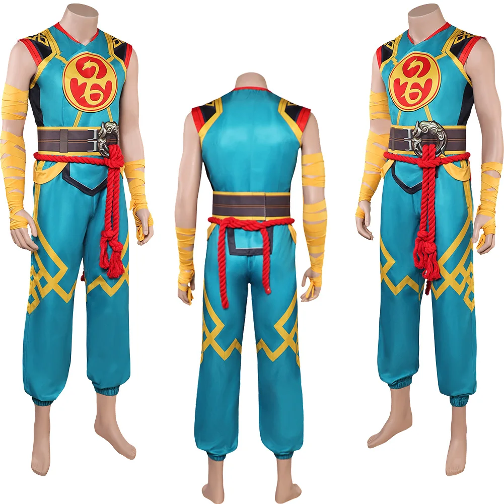 Fist of Iron Cosplay Fantasy Clothing Game Rival Male Superhero Costume Disguise Men Fantasia Fantasia Outfits Clothes