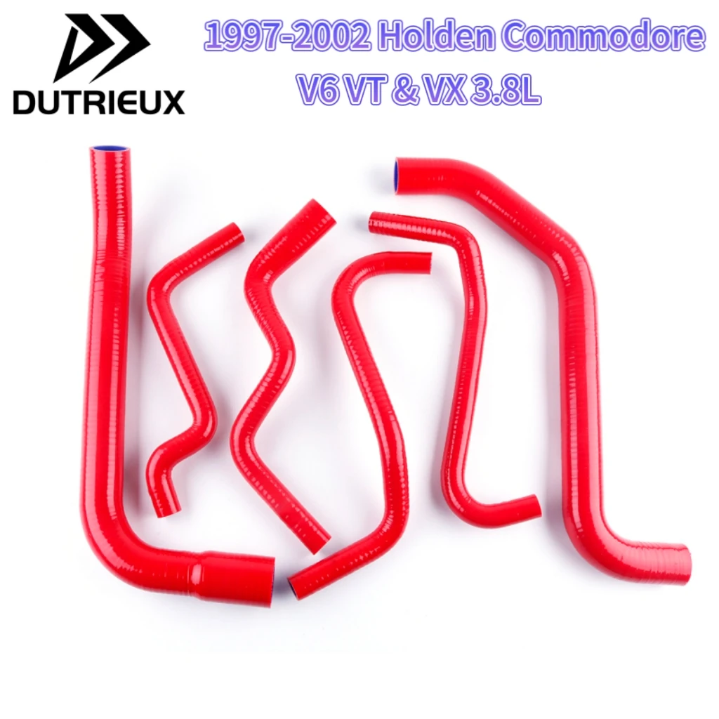 

For 1997-2002 Holden Commodore V6 VT & VX 3.8L Silicone Radiator Coolant Hose Pipe Kit 1998 2000 2001 2002