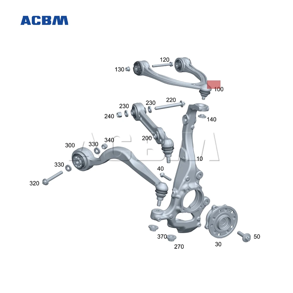 

A2053305601 Automotive Parts Right Front Upper Swing Arm For mer cedes Benz 213 E300