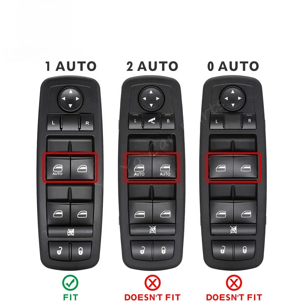 68307001AA 68307001AB 68307001AC Front Left Driver Master Power Window Switch  For Dodge Journey 2017 2018 2019