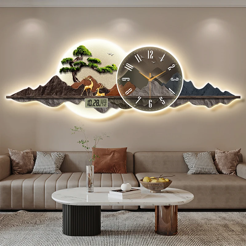 Luxury Silent High House Wall Clock Living Room Design Modern Interior Wall Clock Large Quality Relógios De Parede Furniture