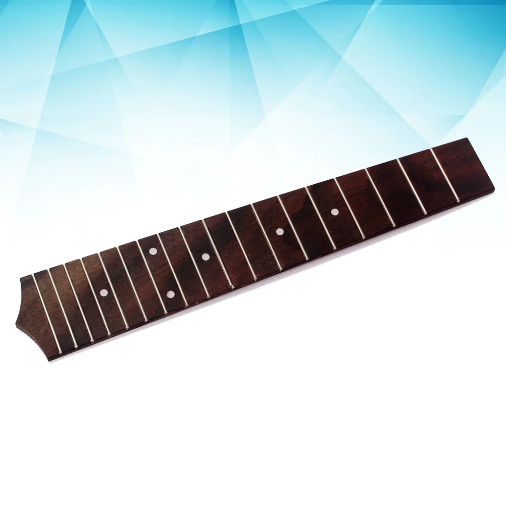 

23 Inch Concert Ukulele Fretboard Premium Rosewood 18 Frets Inlay Smooth High Density Style String Parts