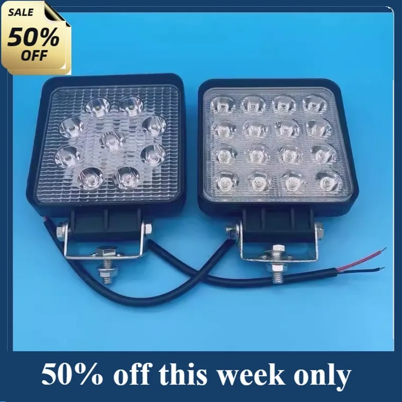 Excavator Headlight LED Light 12v24v Excavator Working Arm Light Super Bright Construction Truck Forklift Loader Astigmatism