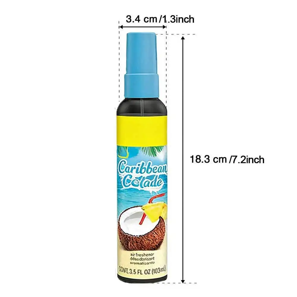 Five Fragrances House Air Freshener Spray, Portable Bottle, Deodorizing and Refreshing, Refreshing Driving Experience