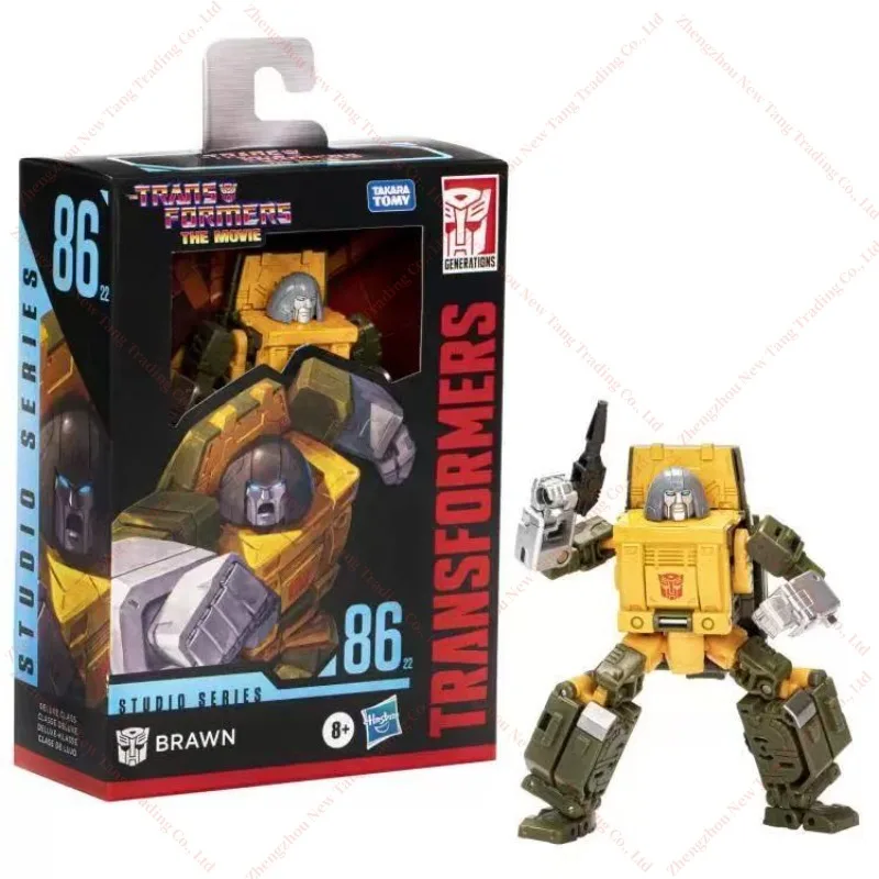 【W magazynie】 Transformed Toys Studio Series 086-22 Deluxe Brawn TF1986 film Model postaci kolekcja zabawek Hobby prezent