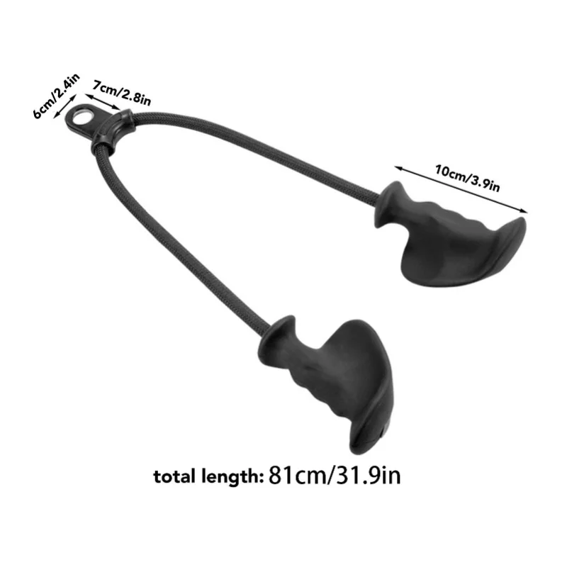 Triceps Pull Down Rope Double Head Triceps Pull Downs Crunches Rope For Exercising