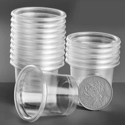 100/300PCS 20ML Disposable Tasting Cups, Tattoo Ink Cups Caps, Pigment Caps Microblading Ink Cups For Tattoo Pigment Ink Tattoo