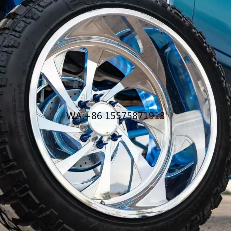 

Forged Super Single Wheel 20 22 24 Aluminum Alloy Forged Wheels Inch 6x139.7 8x170 8x180 Deep Dish Chrome Polished for F150