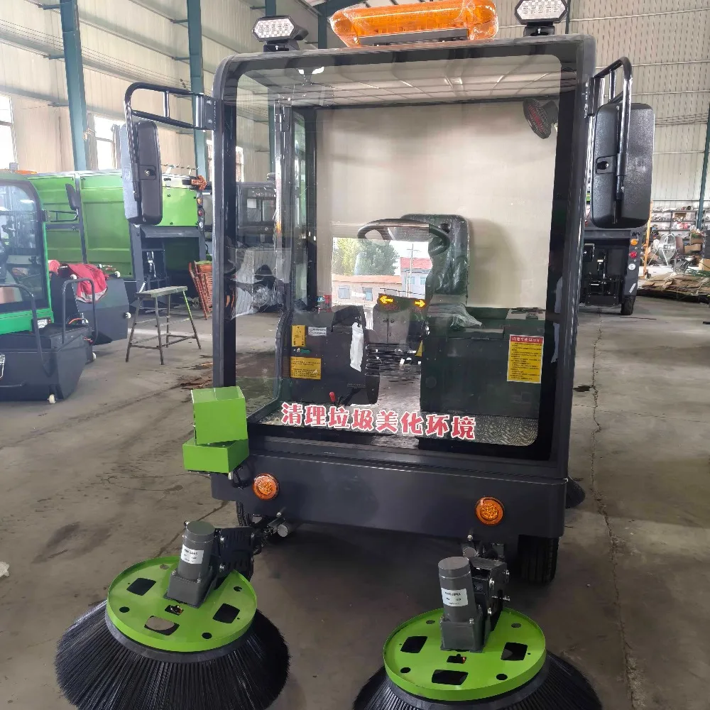 New Arrival Fast Charging Cordless Electric Leaf Collection Truck for Campus Road Cleaning