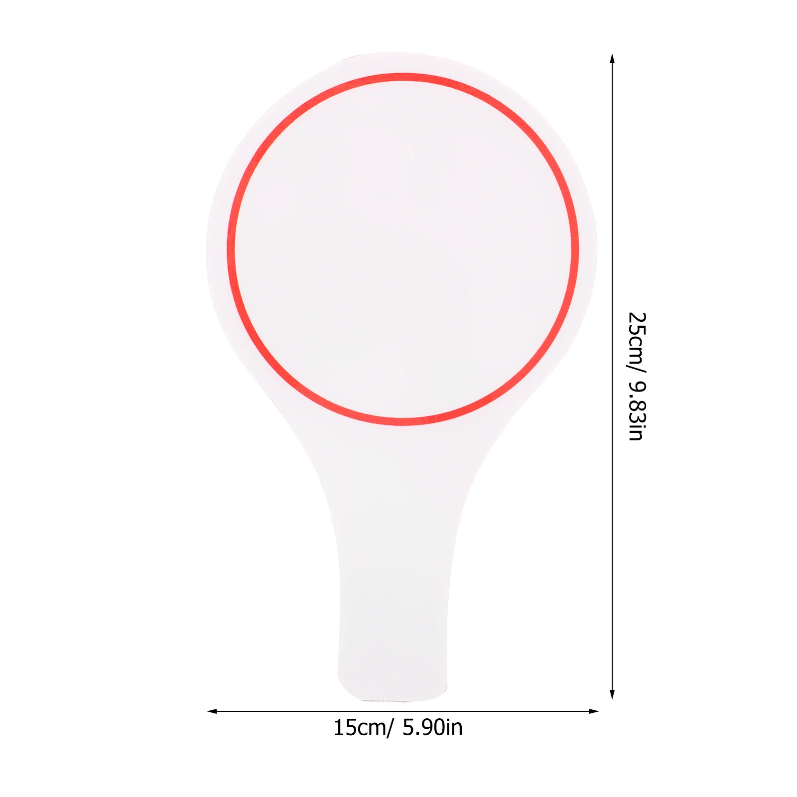 4-delig scorebord droog uitwisbaar peddel uitwisbaar scorebord Quiz rekwisieten DIY blanco schrijven antwoord kind