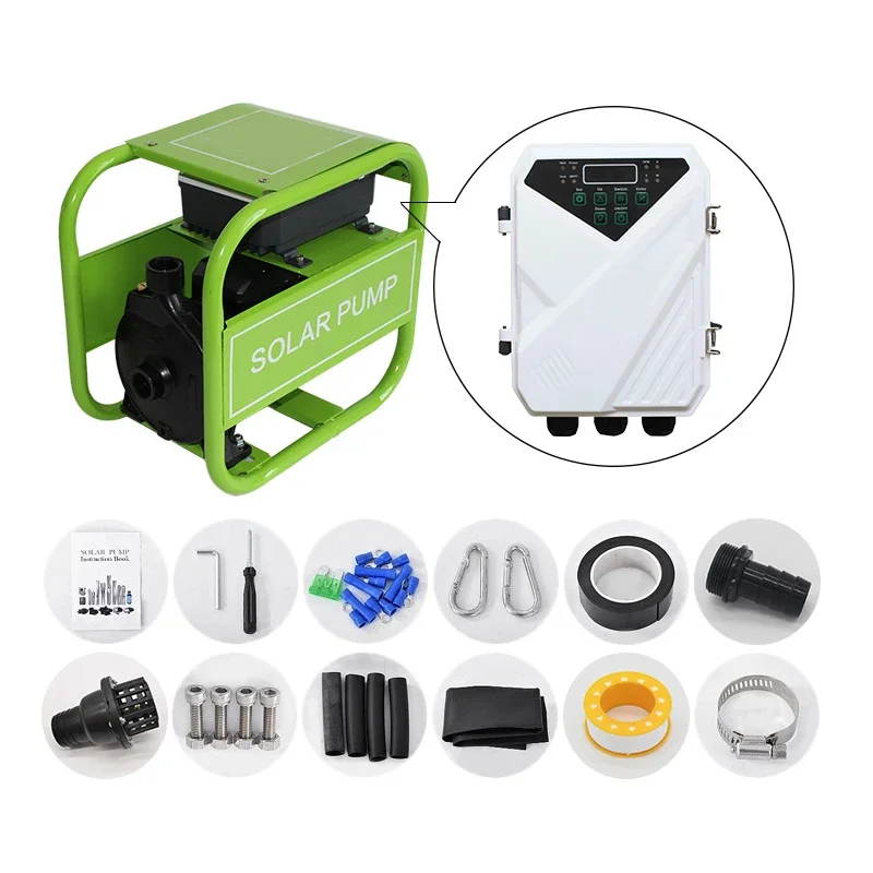 

DC Solar Power Pump And Controller Surface Solar Water Pump For River Irrigation Agricultural