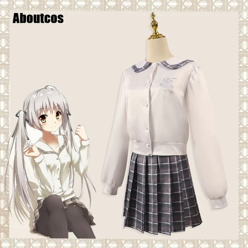 Aboutcos Anime Kasugano Sora Yosuga No Sora w samotności, gdzie jesteśmy najmniej sami przebranie na karnawał szkolny marynarz JK jednolity garnitur