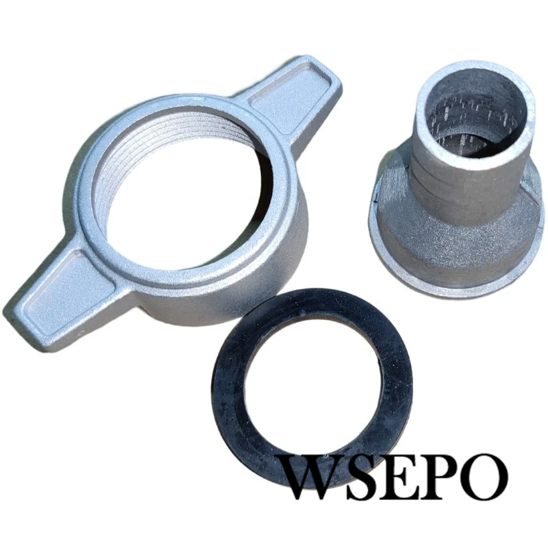 

1.5'' Convert to 1'' Inlet Or Outlet Collar Kit(Hose+Seal Gasket+ Screw Nut) For Small 1.5 Inch Aluminum Water Pump Set