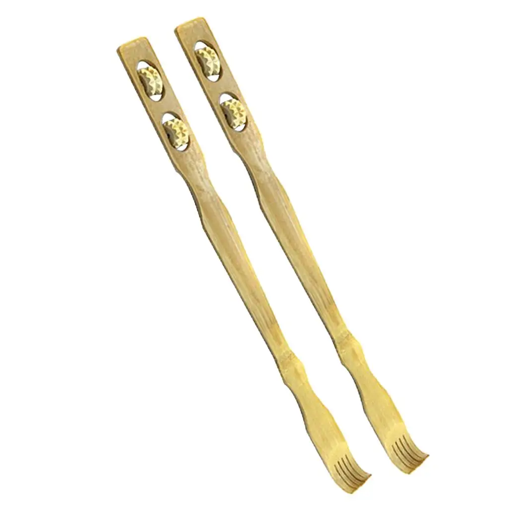 2pcs Traditional like Wooden Body Massager Back Scratcher for Scratching