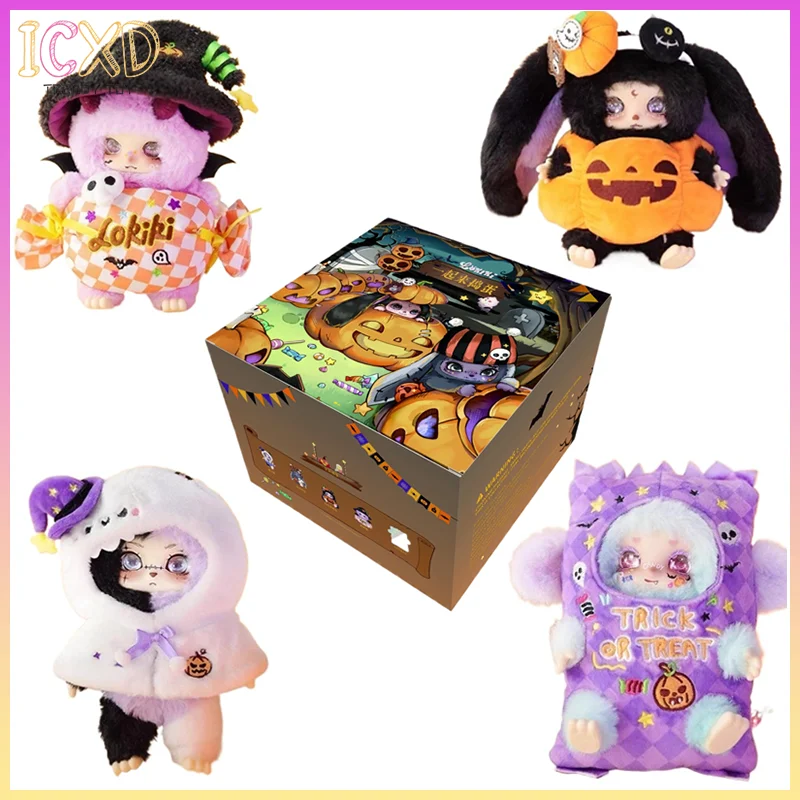 

New Lokiki Trick Or Treat Series Blind Box Halloween Exclusive Cute Vinyl Doll Decoration Pendant Girl Holiday Birthday Gift