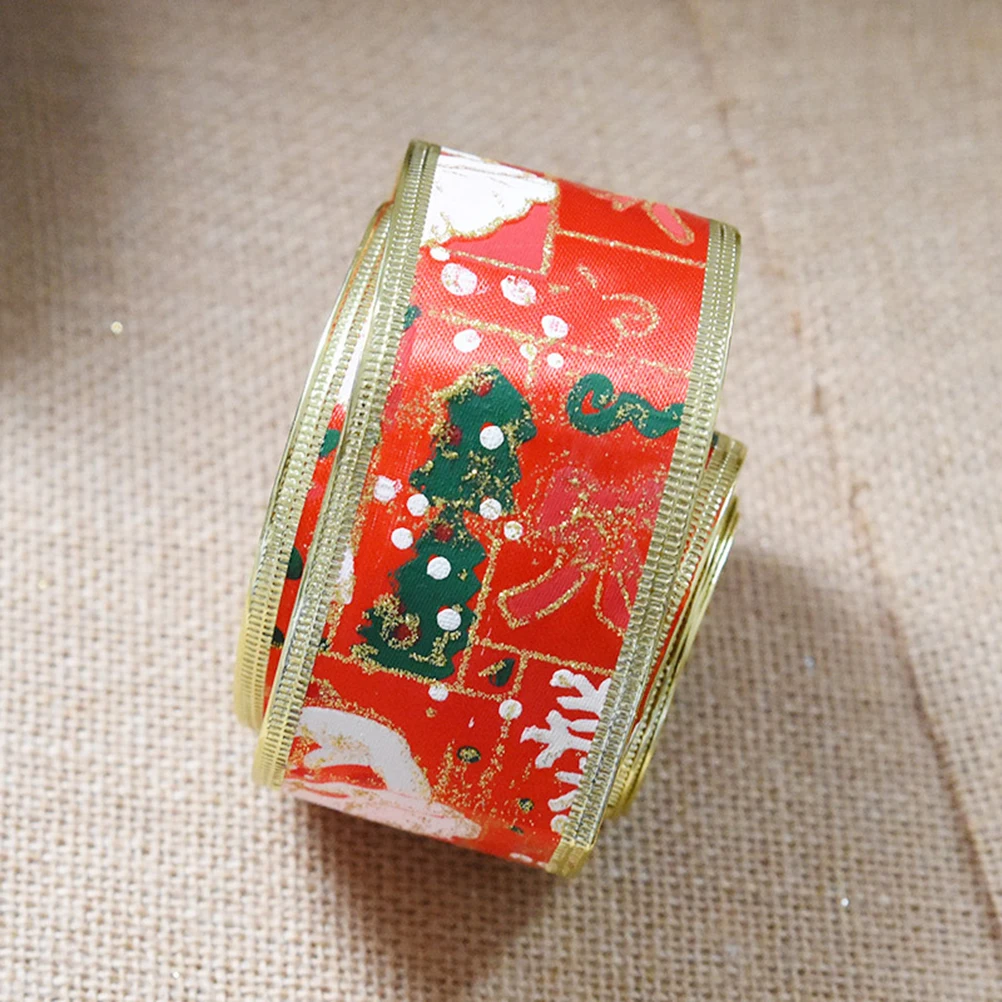 

Christmas Decoration Ribbon Ribbons for Gift Wrapping Packaging Hair Bows Crafts