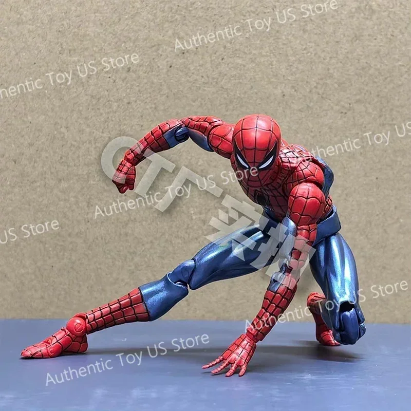 ألعاب Ct الأصلية Mafex 075 The Amazing Spider-Man - Comic Ver. أنيمي عمل نموذج لجسم هدية #4
