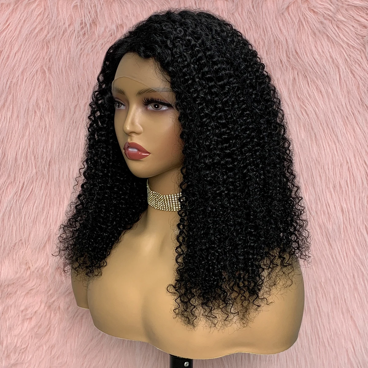 ملكة جمال رولا غريب مجعد الدانتيل إغلاق الباروكات البرازيلي مجعد 13x4x1 الدانتيل خصلات الشعر المستعار الإنسان ريمي غريب مجعد الدانتيل الباروكات الأمامية 18 بوصة #4