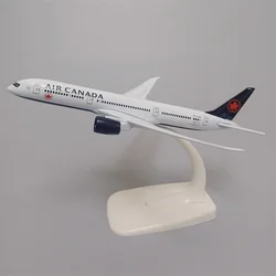 Avión de aleación de Metal, modelo de avión de 16cm de Air Canadá, Airways Boeing 787, B787, escala 1/400, fundido a presión