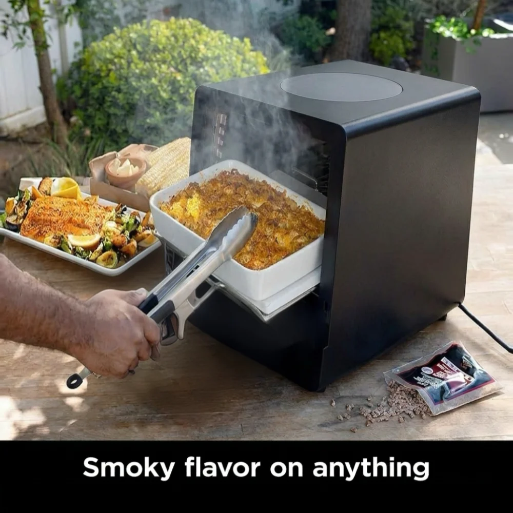 Electric household oven, natural convection, stainless steel material, multiple cooking modes, touch screen