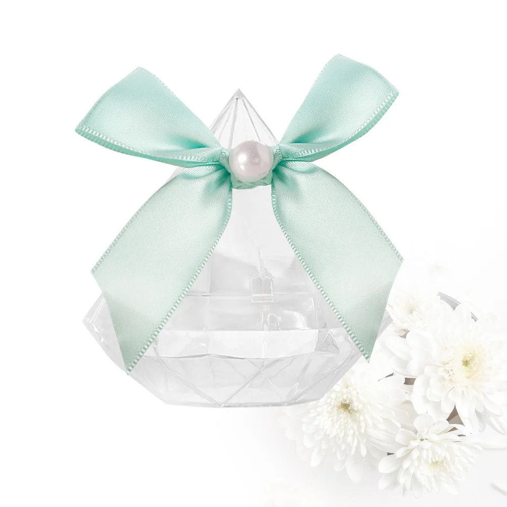

6pcs Candy Box Favor Gift Bow Design Party Chocolate Sugar Storage Boxes Pretty Storage Box Stylish Packaging