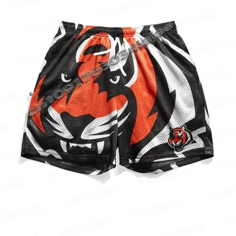 

2025 Classic Summer Bengal Tiger Rope Basketball Boxing Street Shorts Leisure Vacation Beach Quick Drying Sweatpants