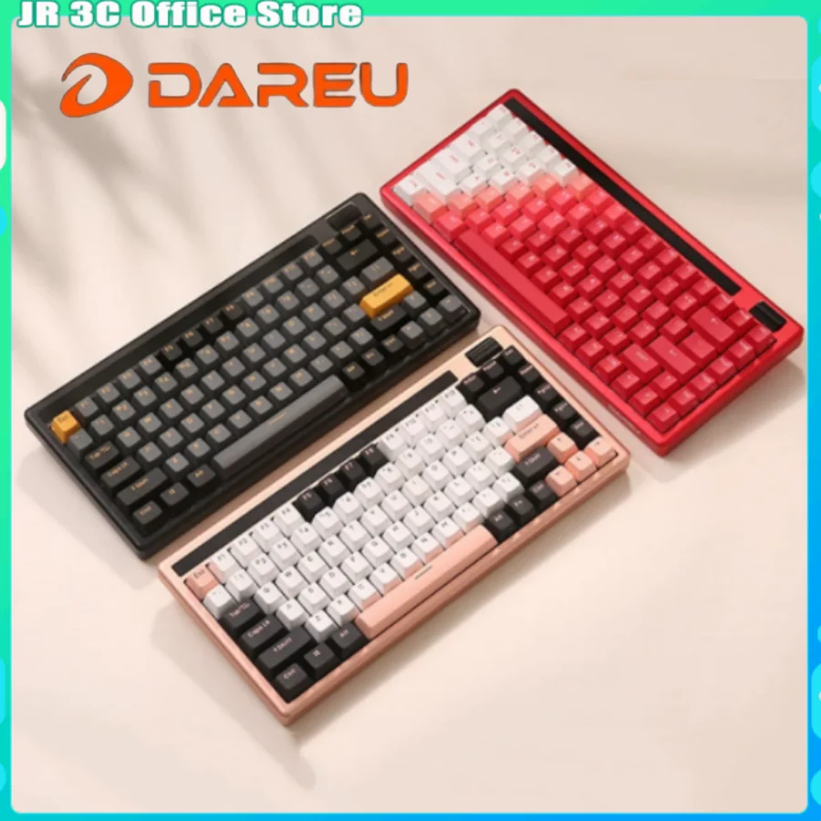 

Dareu A84pro 84-Key Aluminum Gasket Wireless Bluetooth Customized Keyboard Hot-Swappable Three-Mode Esports Games Office Rgb